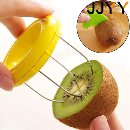 JJYY 2 in 1 Corer 과일 슬라이서, 과일 커터, 과일 분배기, 주방 액세서리, 쉬운 절단 과일 칼, 사과 배 키위 필러 과일 