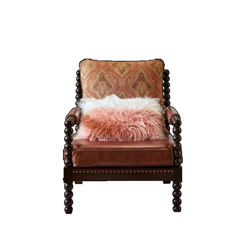 

Vintage Lazy Single Comfortable Chairs Nordic Puffs Nordic Wooden Living Room Chairs Designer Sedie Da Soggiorno Home Furniture