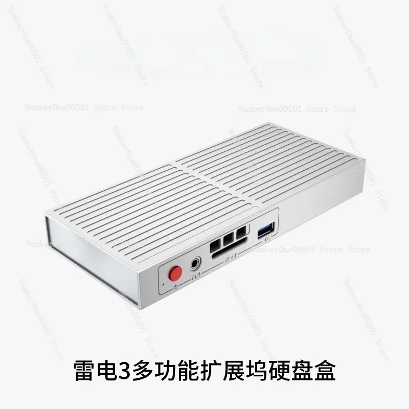 Thunderbolt 3 4 5 SSD Enclosure for Laptop with DP 4K 144Hz Docking Station