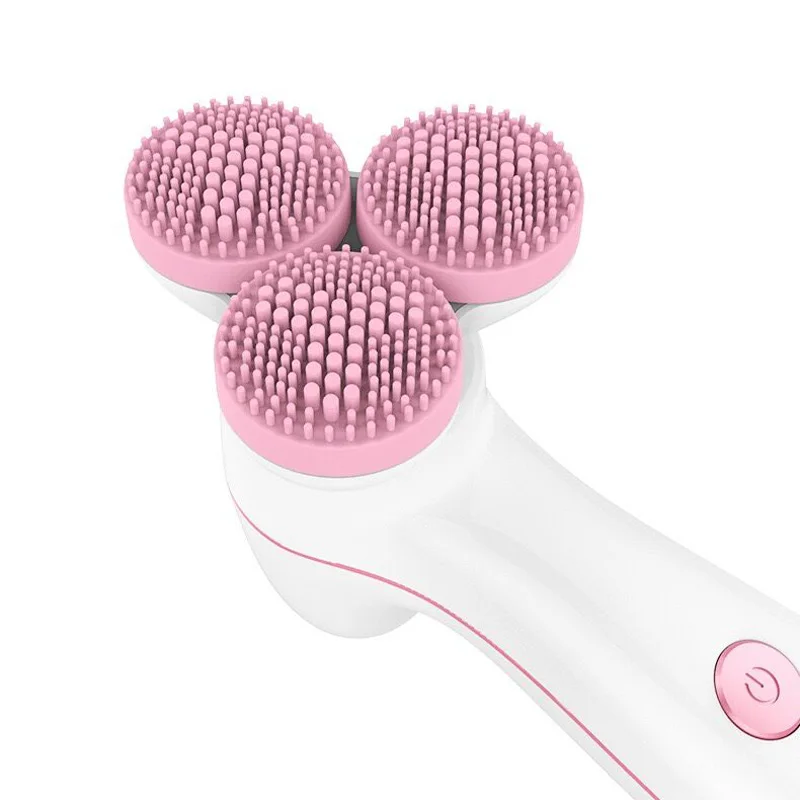 Escova de limpeza facial elétrica 3D de alta qualidade Ferramentas de cuidados com a pele Escova facial Escova de limpeza de silicone