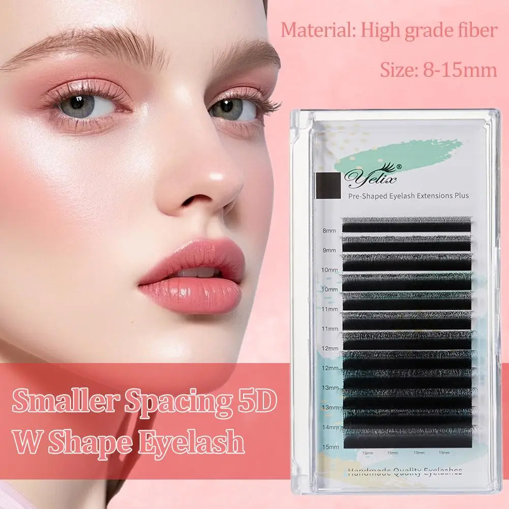

Накладные ресницы 5D W-образной формы, густые, долговечные, без клея, натуральные, с уменьшенным расстоянием между ресницами, мягкие, для макияжа, H7S7