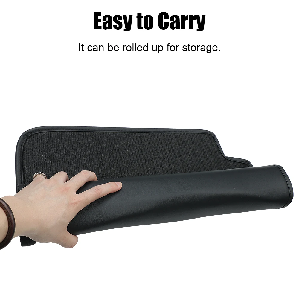 Trunk Anti Kick Cushion Comfortable Protection Pad Dirtyproof Separate Design Rear Seat Back Protector For Tesla Model 3 Y