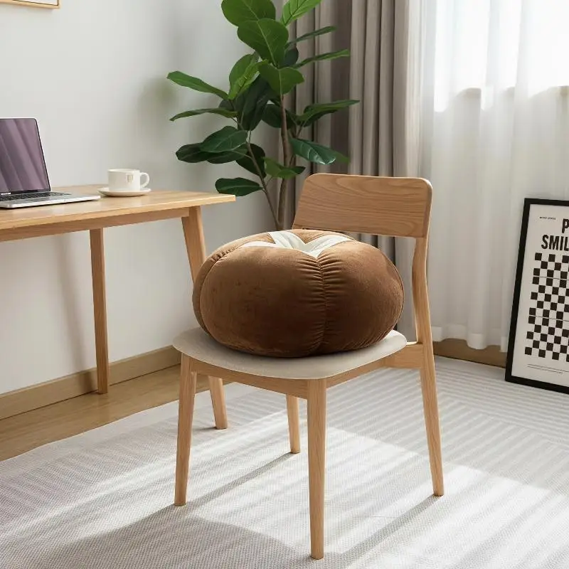 Soft Plush Mushroom Tomato Persimmon Shaped Floor Cushions Thick Filling Perfect For Living Room Bedroom Home Decor