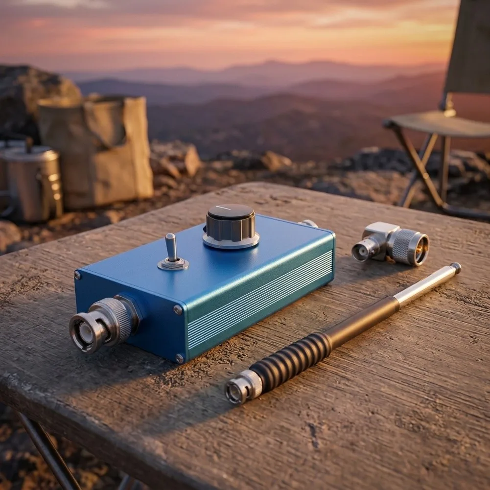 Wide-band Coverage Transceiver Shortwave Transceiver BNC Male Connector Blue 20W Radio Tuner Wide-band HF Coverage