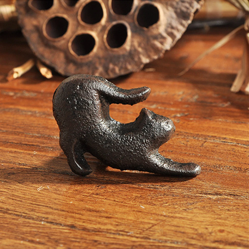 

4Pcs Iron Drawer Pulls Cat Shaped Cabinet Handles Durable Furniture Accessory Door Handle Metal Drawer Pulls Knobs for Dresser