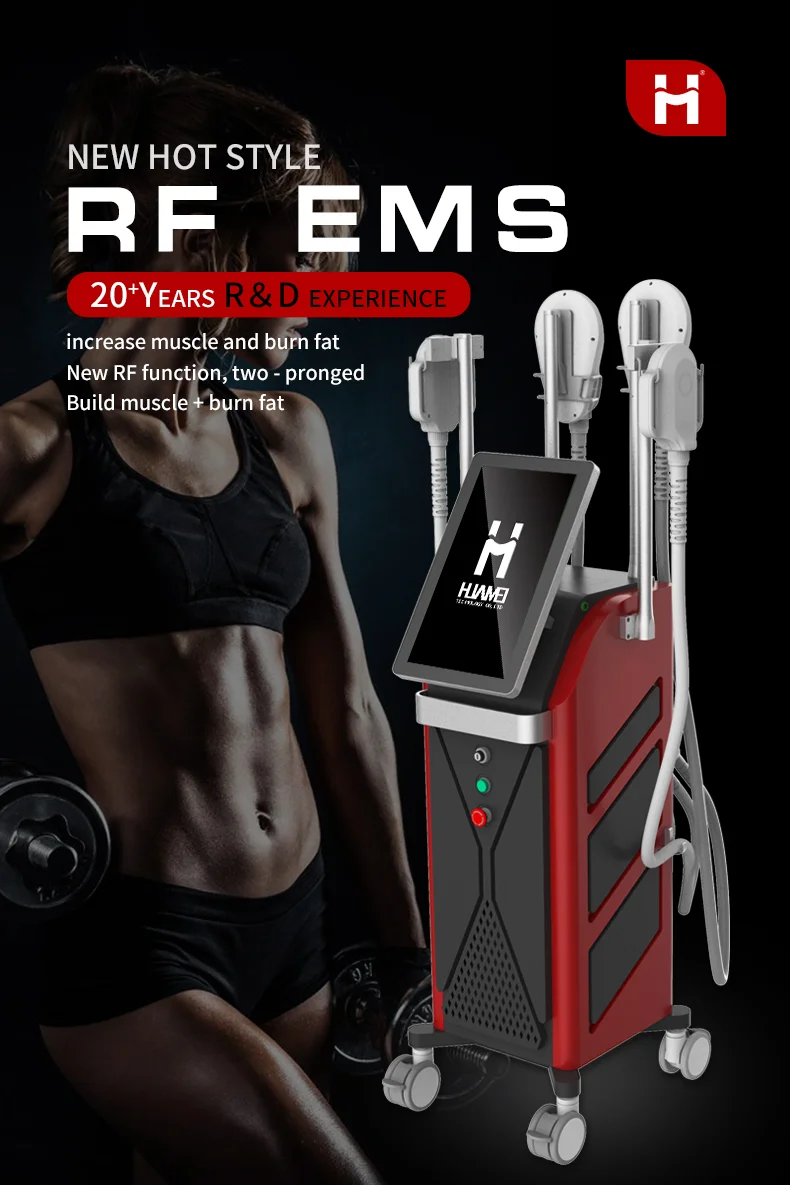 Huamei Circslim Fat Burning Body Sculpt Muscles Stimulate Body Sculpting 2-4 Handles Electronic Muscle Stimulate Machine