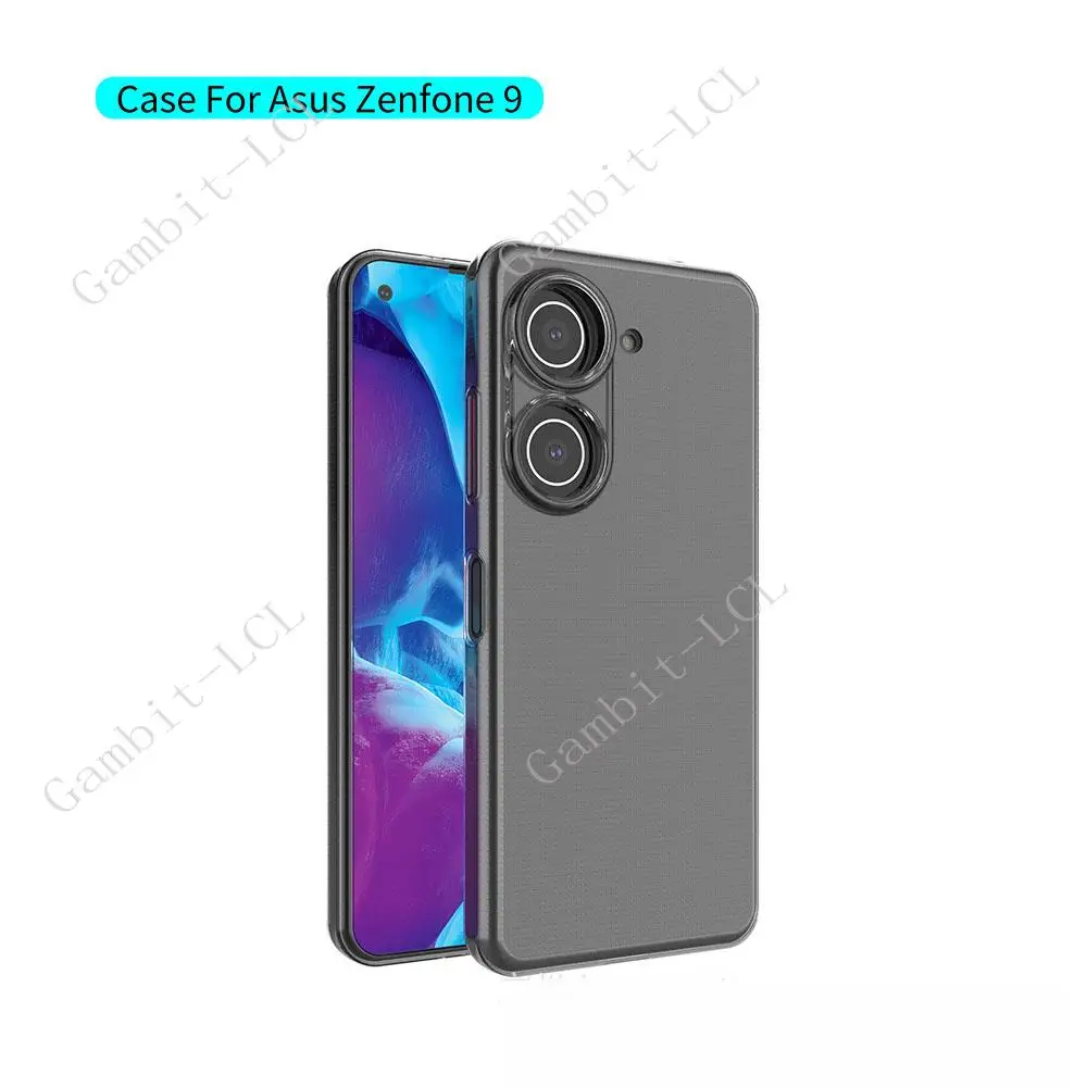 Anti-Falling Case For ASUS Zenfone 9  Soft Silicone TPU Original Back Cover On Zenfone9 AI2202-1A006EU Phone Slim Shockproof 