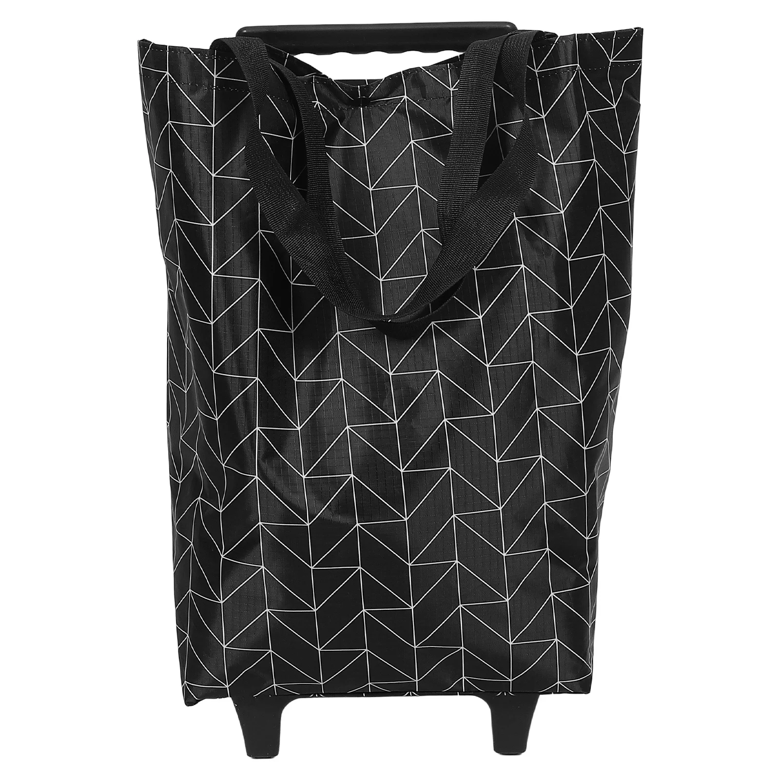 حقيبة عربة البقالة عربة تسوق خفيفة الوزن قابلة للطي لأداة غسيل البقالة عربة المرافق مع عجلات #6