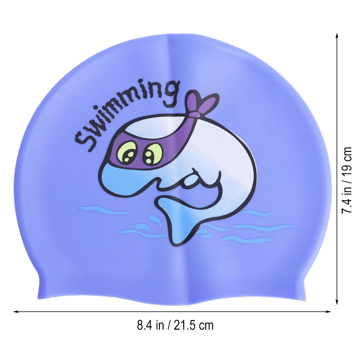 

Silicone Swimming Cap Waterproof Kids Swim Hat Cartoon Pattern Children Pool Girls Cap Non Toxic Hair Protection Swim