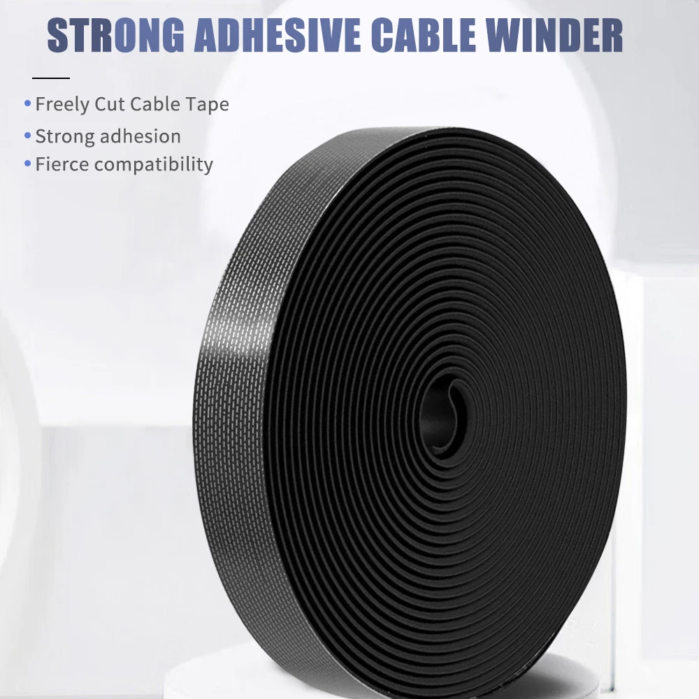 1/2/3/5M Cable Organizer Data Cable Management Protector Earphone Mouse Cord Ties Management Phone Accessory For iPhone Samsung