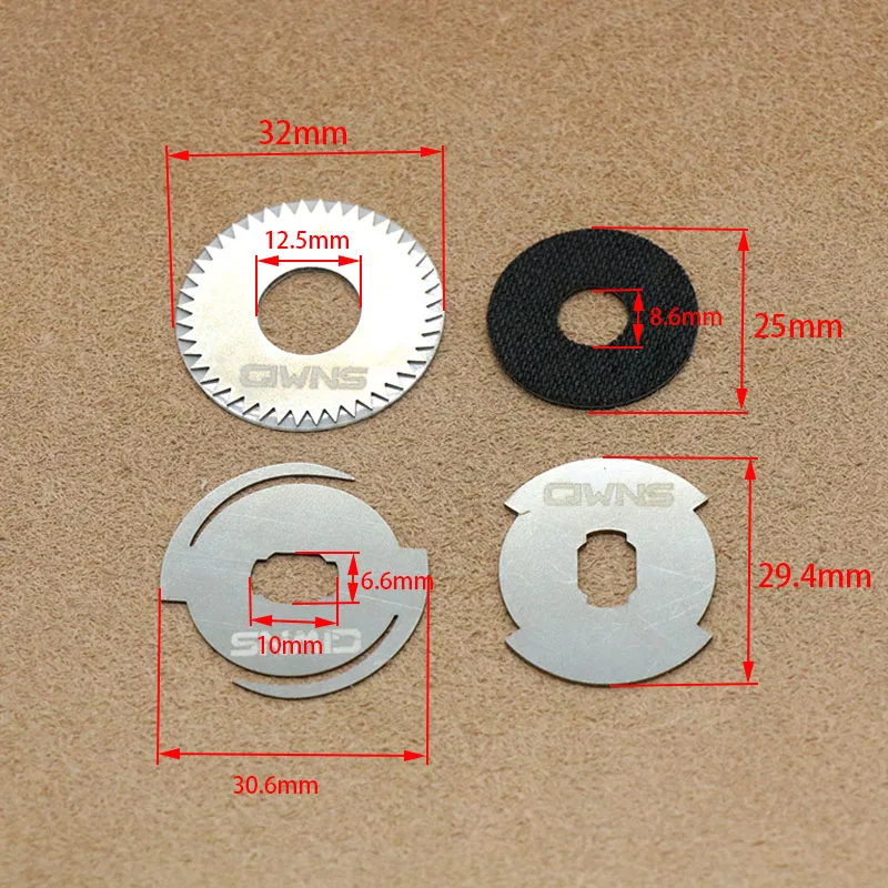 Baitcast Reel Brake For Shimano BANTAM MGL Discharge Force Alarm Modified Accessories Metal Soft Sound Gasket Repair Attachments