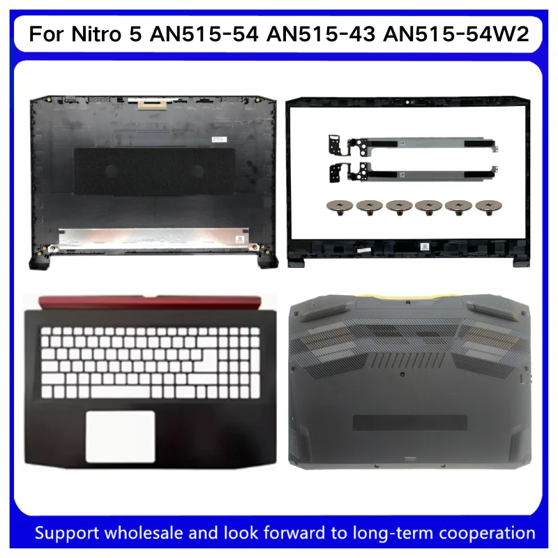 New For Kailxuling Nitro 5 AN515-54 AN515-43 AN515-54W2 LCD Back Cover AP2K1000101 60.Q5AN2.003 /Front Bezel /Hinges AP2K1000