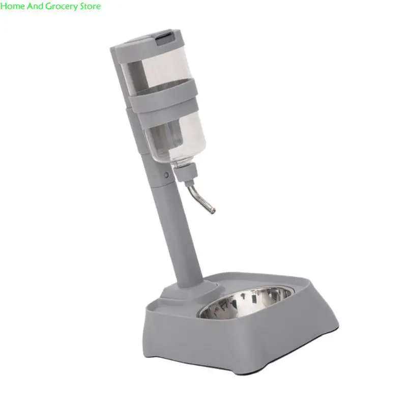 

0XXA Portable Adjustable Pet Water Dispenser and Bowl for Small Animals