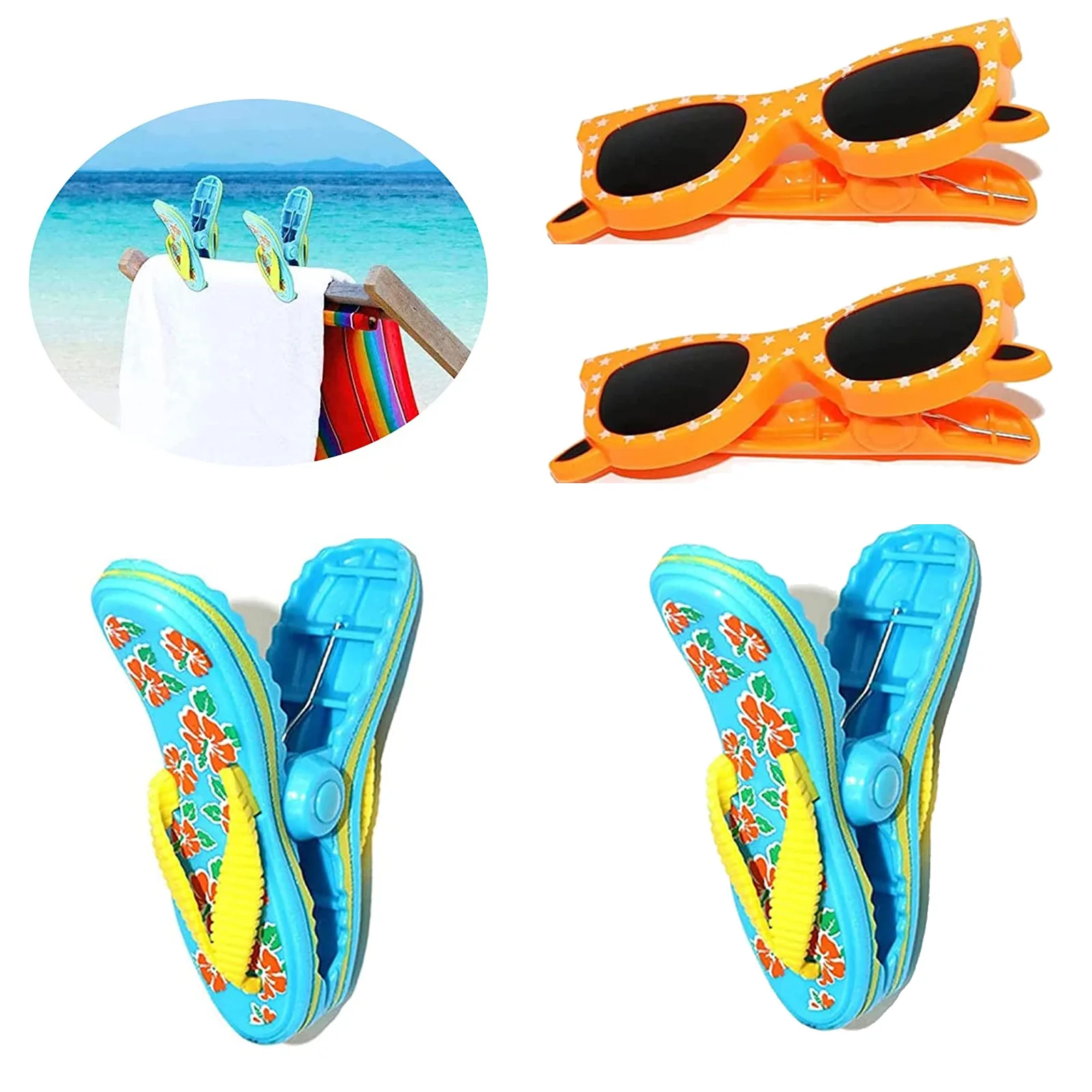

Sunglass Towel Clip Slipper Towel Clip 12x5cm/4.7x1.9inches 8.5x11cm/3.3x4.3 Inches Galvanized Steel Plastic Cleaning