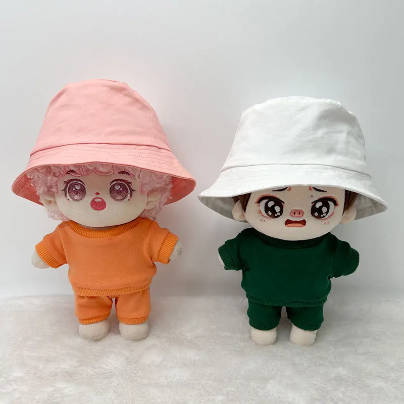 Cute Doll Clothes for 20cm Idol Doll Outfit Accessories Sweater T-shirt Shorts 2PC for Super Star Dolls Toys Collection Gift