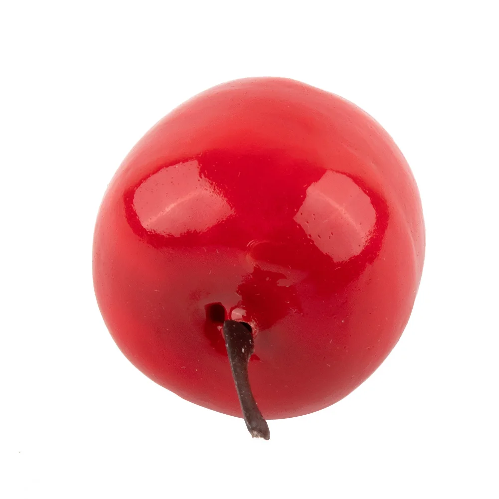 20pcs Simulation Fruits Apples Plastic Fake Red Green Apples Photo Props Fruit Home Artificial Shop Kitchen Model Decoration