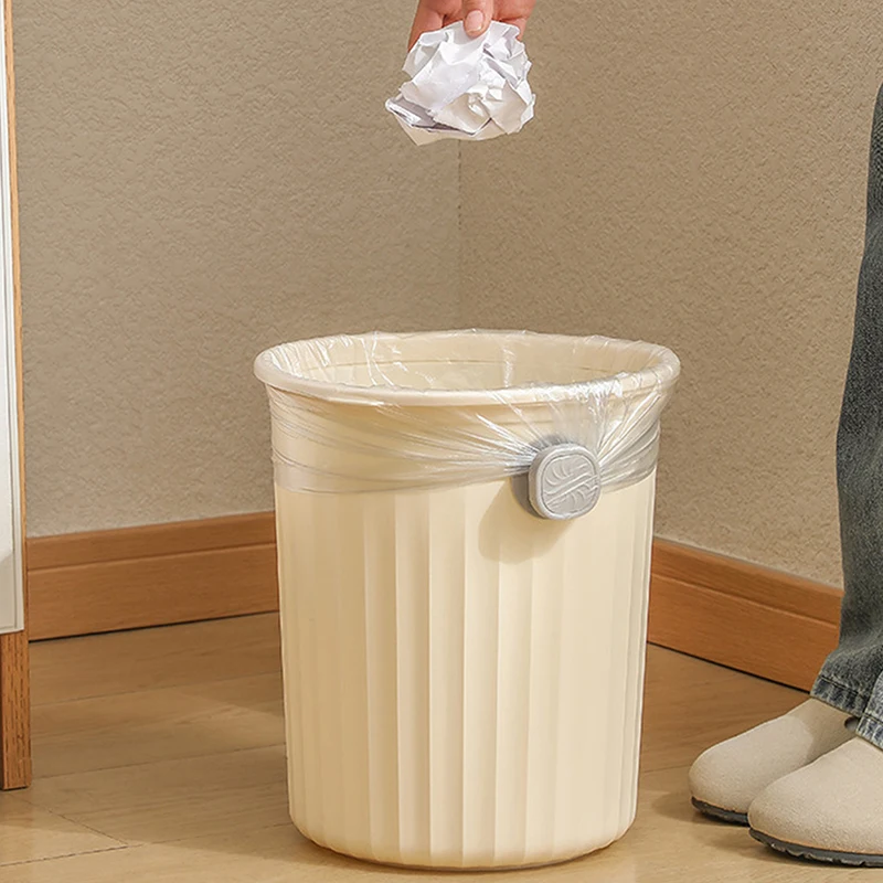 Practical Rubbish Bag Anti-Slip Holder New Tools Creative Trash Bag Clamp Rotatable Garbage Can Fixed Clips