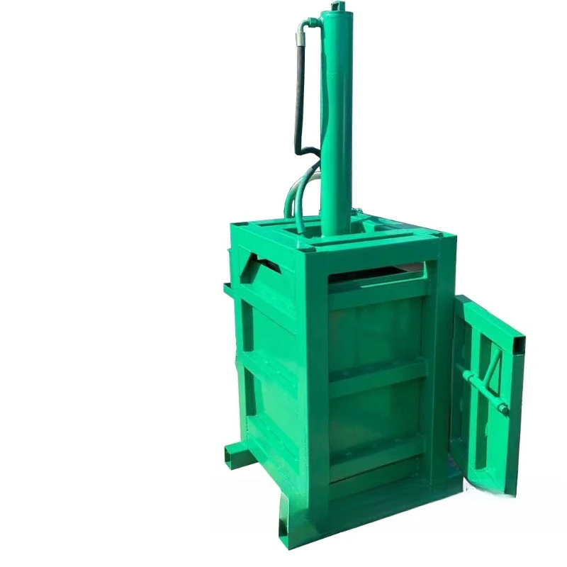 

Paint bucket compression briquetting machine Vertical hydraulic press with door
