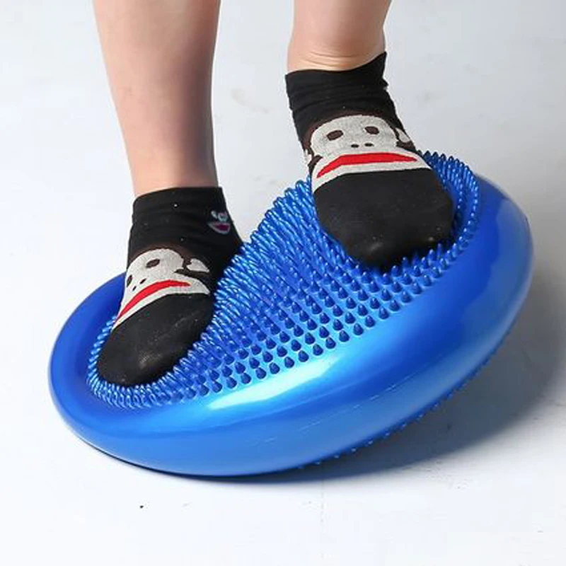 Cojín oscilante de estabilidad inflado para adultos y niños, disco de equilibrio de Fitness, juguetes de terapia de integración sensorial, diversión deportiva