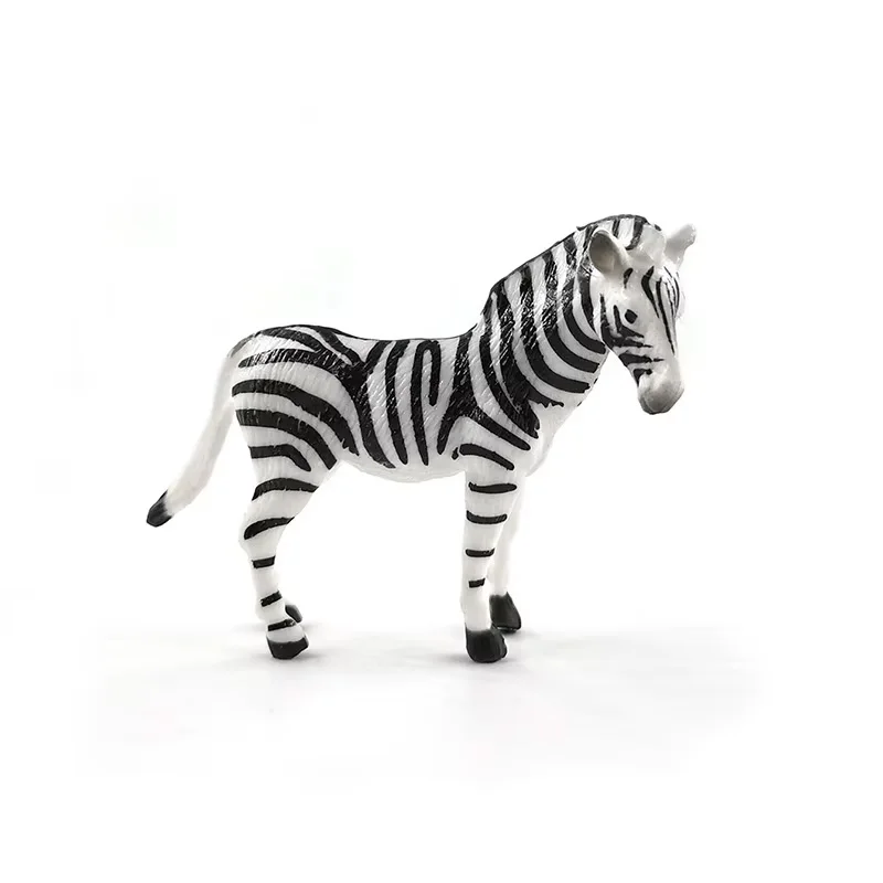 Simulation Small Zebra Figurine Animal Model DIY Home Decor Figure Miniature Fairy Garden Decoration Accessories Modern Statue