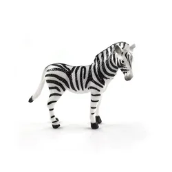 Simulation Small Zebra Figurine Animal Model DIY Home Decor Figure Miniature Fairy Garden Decoration Accessories Modern Statue