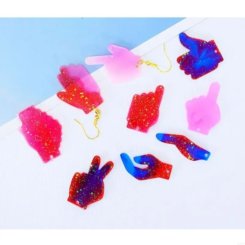  Silicone DIY Jewelry Molds Resin Earrings Pendant Moulds Silicone Material