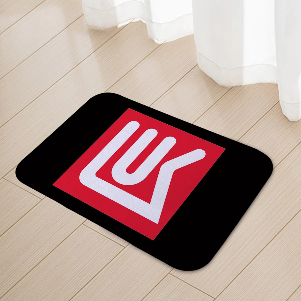Alfombra decorativa moderna para el hogar, alfombra para puerta, alfombra antideslizante para el suelo, de la empresa rusa Lukoil Oil Company, 020