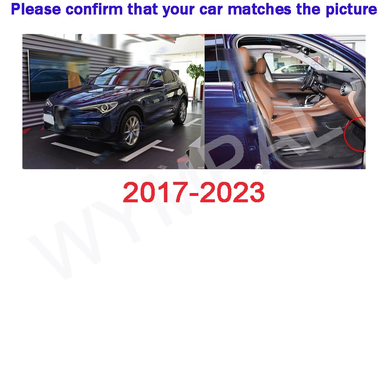 Car floor mats for Alfa Romeo Stelvio 2017 2018 2019 2020 2021 2022 2023 CAR Accessories