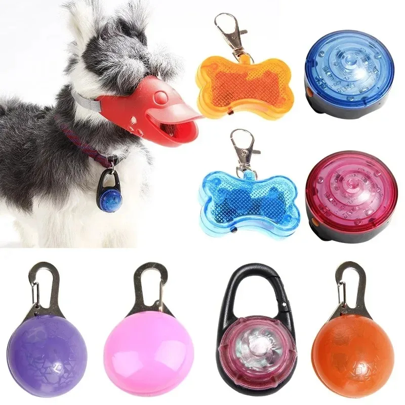 

Pet Night Walking Luminous Pendant Led Teddy Dog Outgoing Prevent Getting Lost Ball Glow Collar Pendant Pet Supplies