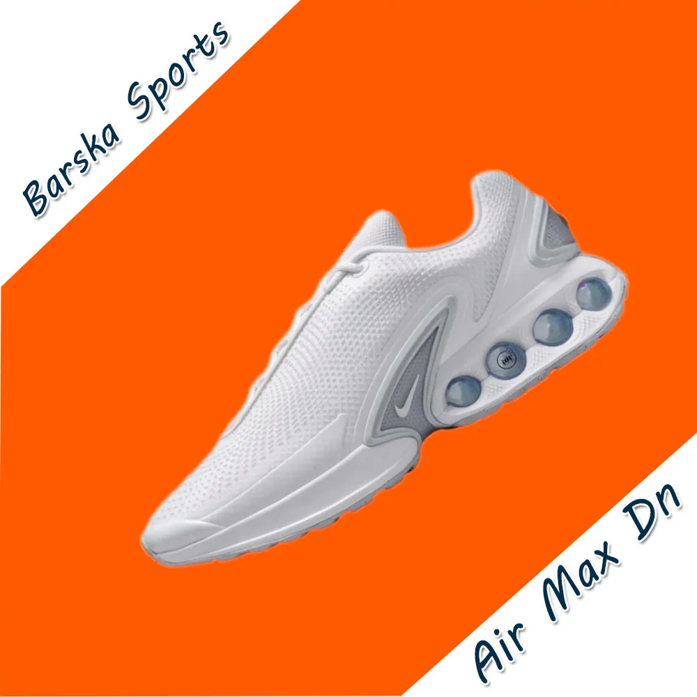 Nike Air Max Dn Low Men's and Women's Sneakers Classic Fashion Casual Shoes Cushioning and wear resistance comfortable white