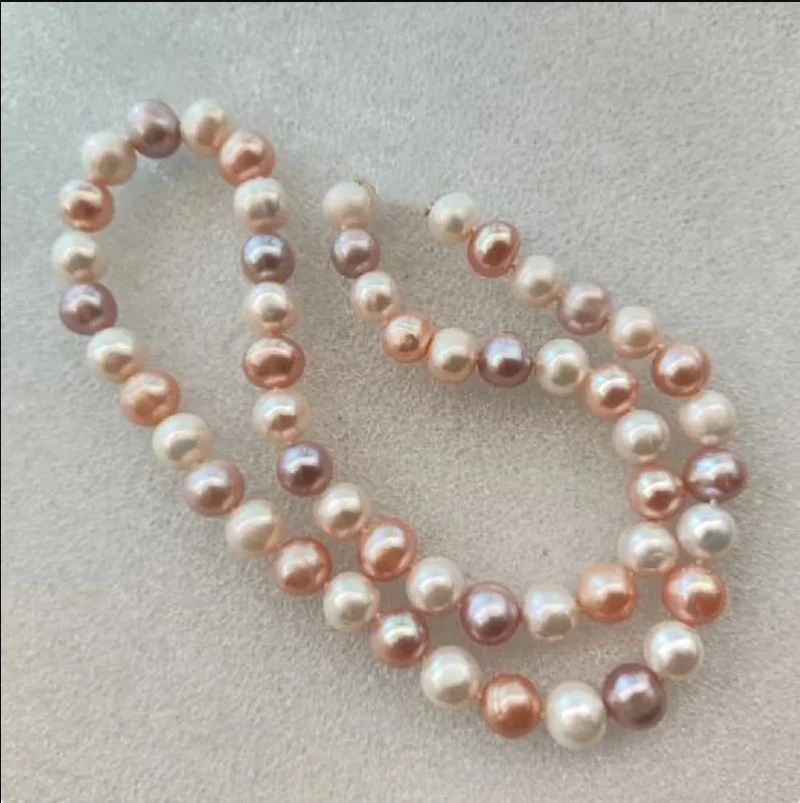 Huge high-grade AAA 9-11mm Natural South Sea genuine white round pearl necklace  18” Same style bracelet7.5-8in