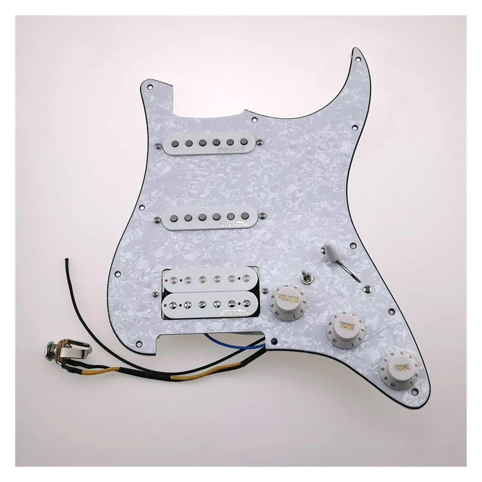 Electric Guitar Pickups Wilkinson SSH Alnico5 Style 7-Way Type Fully Loaded Pickguard