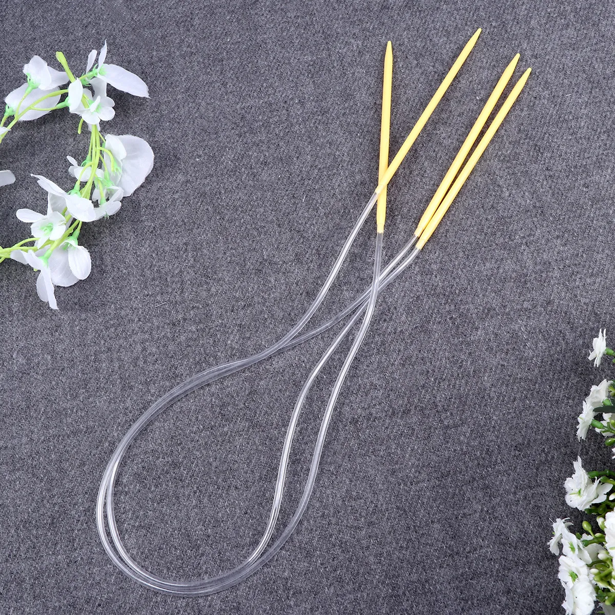 

Набор круговых спиц для вязания, 12 шт., 80 см, 12 размеров, 3,5-12 мм, разноцветные, легкие, в тубусе, для свитеров, шарфов, шапок