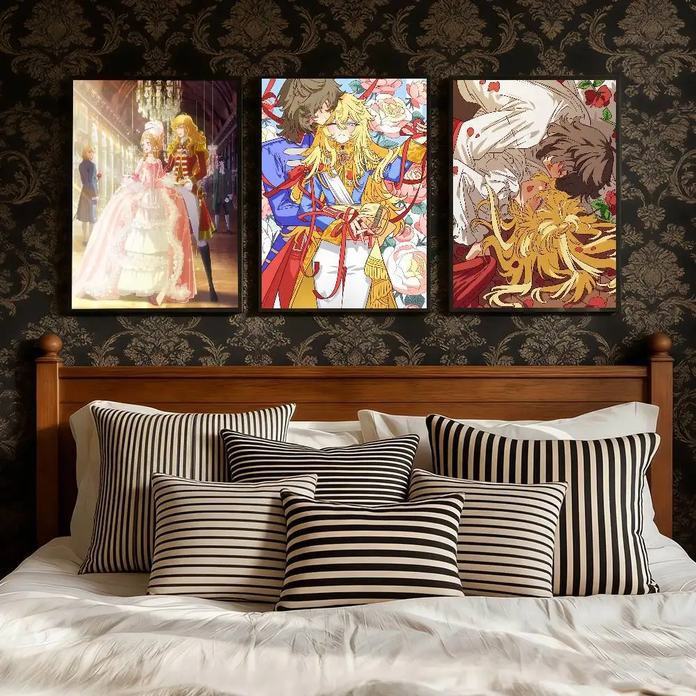 

Постер ANIME The Rose Of Cute V-Versailles, самоклеящаяся художественная водонепроницаемая бумажная наклейка, декор для стен кофейни, бара, комнаты