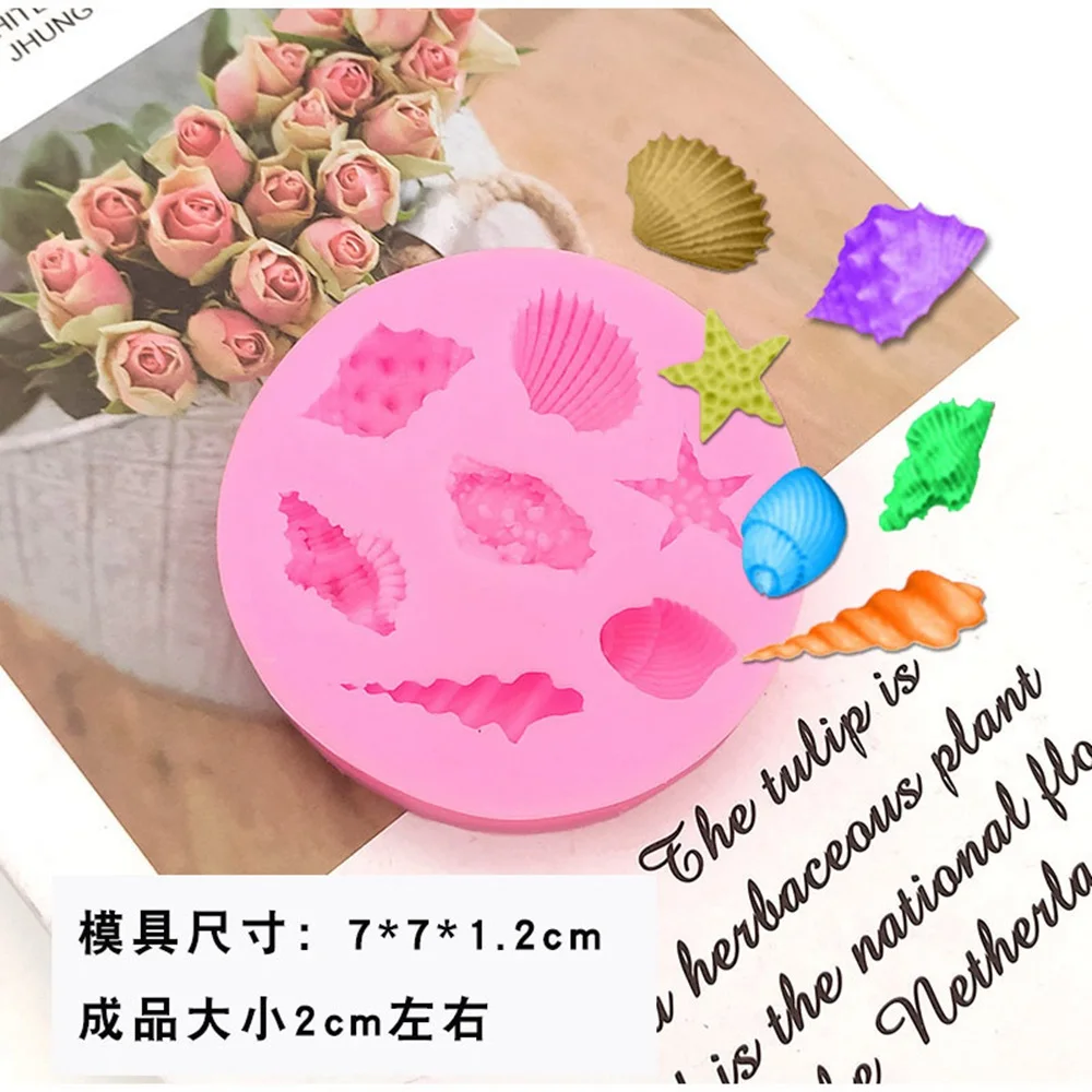 Underwater World Series Silicone Mold Handmade Biological Candle Silicone Mold Scented Making Tools 3D DIY Handmade Fragrance