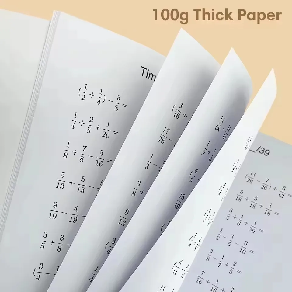 Addition and subtraction within 1000 Maths Workbook Primary School Training Book Arithmetic Competition Teaching Aids Montessori