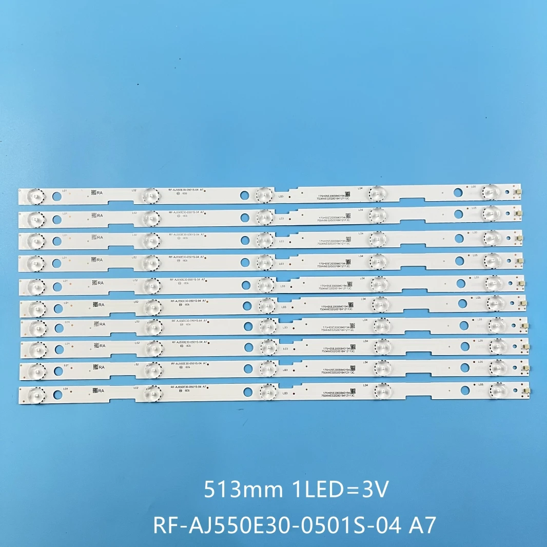 Tira conduzida luz de fundo Para Sharp RF-AJ550E30-0501S-04 A7 A6 LC-55CFG6022E 55CUG8052E LC-55UI7352K LSC550FN13 LC-55UI7252K