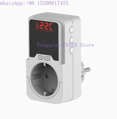 High and low voltage delay time adjustable with display 220V European German standard home appliance voltage protector