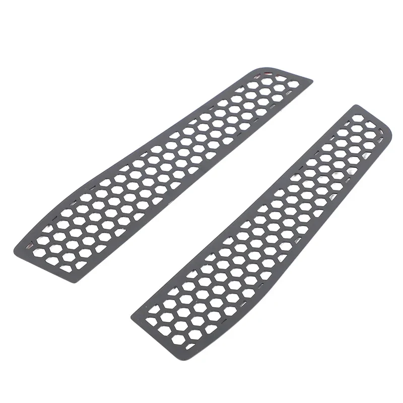 Honeycomb Aluminum Alloy Rear Glass Both Side Slot Anti-Scratch Trim Kit For Ford Maverick Lariat 2022-24 Protection Accessories
