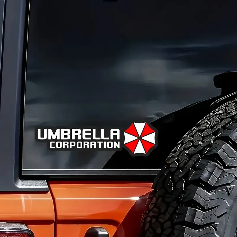 Umbrella Corporation Waterproof Vinyl Car Stickers Scratch Cover Decals For Car Motorcycle Computer Decor Accessories