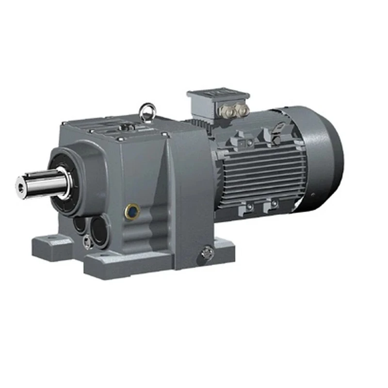 Horizontal, vertical R1077RF107 hardened gear reducer helical gear reducer