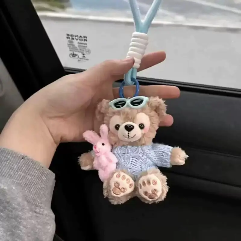 Disney shelliemay bonito pelúcia pp algodão enchimento chaveiro decorar mochilas masculinas e femininas boneca pingente um presente de aniversário