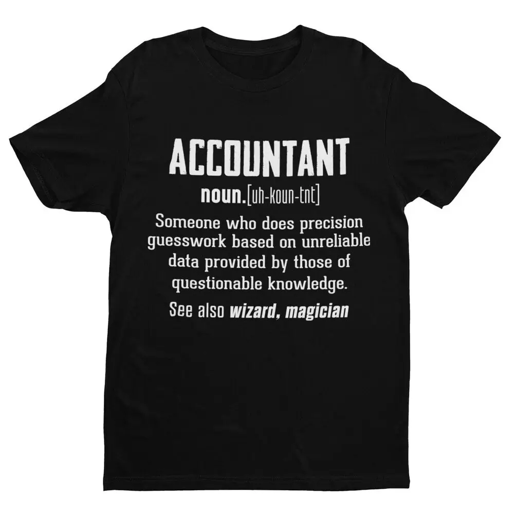 Funny T Shirt ACCOUNTANT Dictionary Definition Novelty Gift Work Friend Joke Luxury vintage oversized