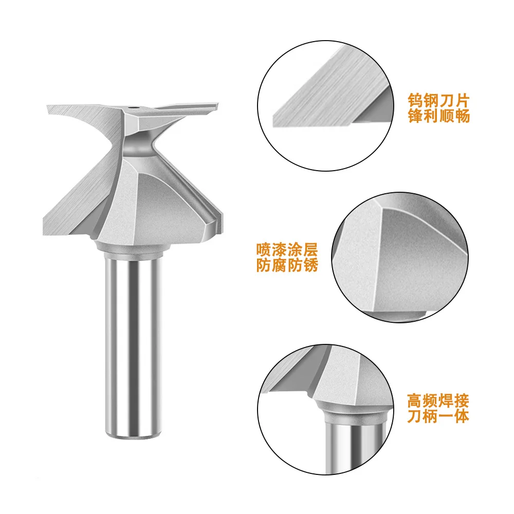 Integrated Arc Bending Forming Milling Bit Wood Cutter For Wood Door Cabinet No Filling Softening Process Accessories