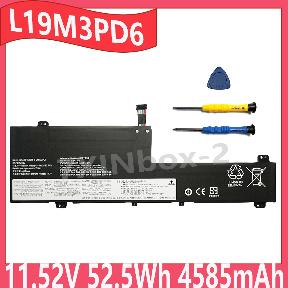 L19M3PD6 11.52V 52.5Wh 4585mAh OEM Laptop Battery For Lenovo IdeaPad Flex 5 14IIL05 14ITL05 14ARE05 14ALC05 L19L3PD6 L19C3PD6