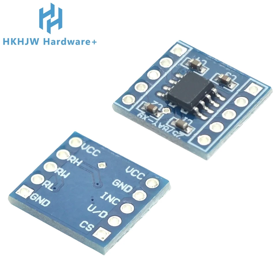 The X9C104 Digital Potentiometer Module Adjusts The Bridge To Balance The 100-order Digital Potentiometer Circuit