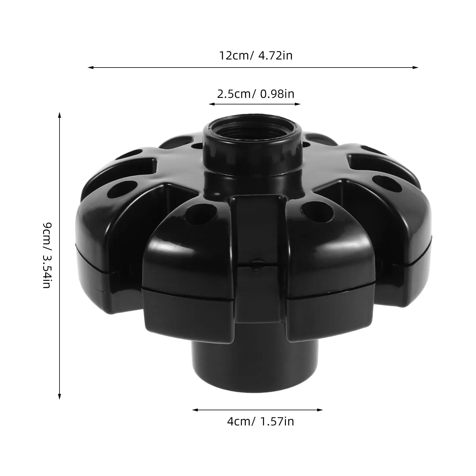 Roman Patio Umbrella Plate Replacement Threaded Plastic Outdoor Parasol Repair Accessory Garden Sunshade Repair Spare Parts