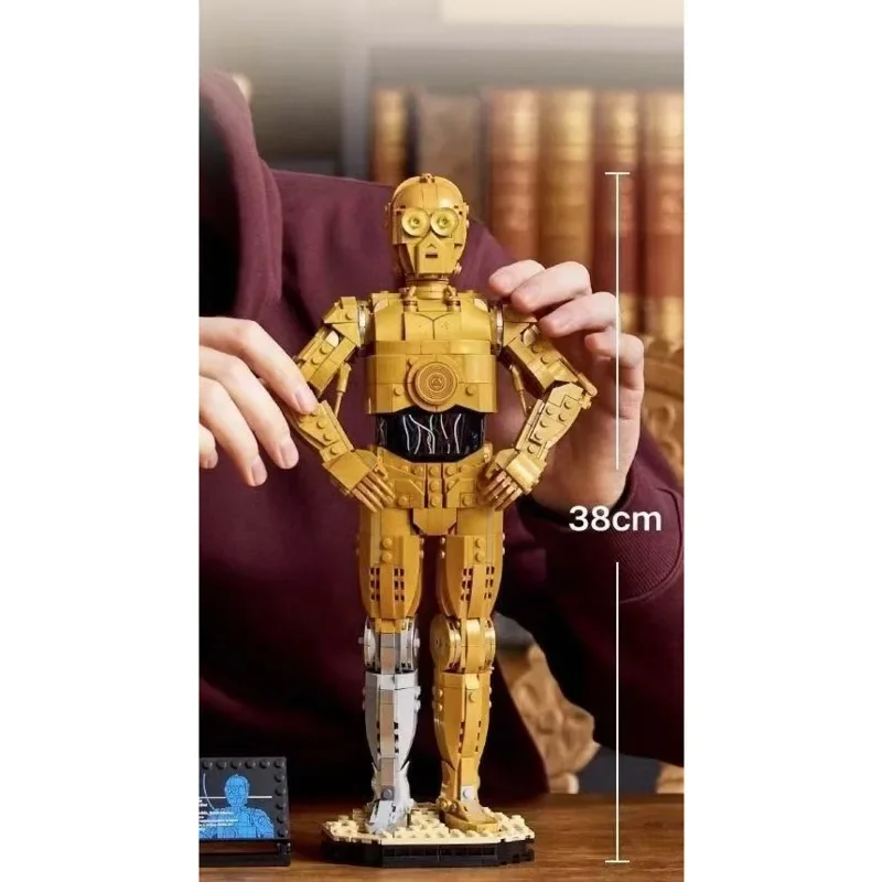 

Новые космические войны C-3PO See-Threepio, сборка экшн-фигурок, строительный блок, 1140 шт., коллекция C-3PO See-Threepio, строительные блоки