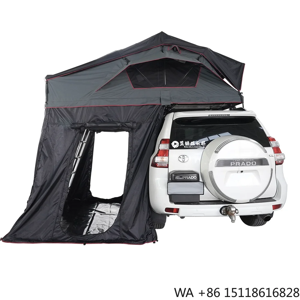 New Upgrades Soft Shell Roof Top Tent With Annex 4x4 Vehicle-Mounted Tent Total Waterproof Sample Customization