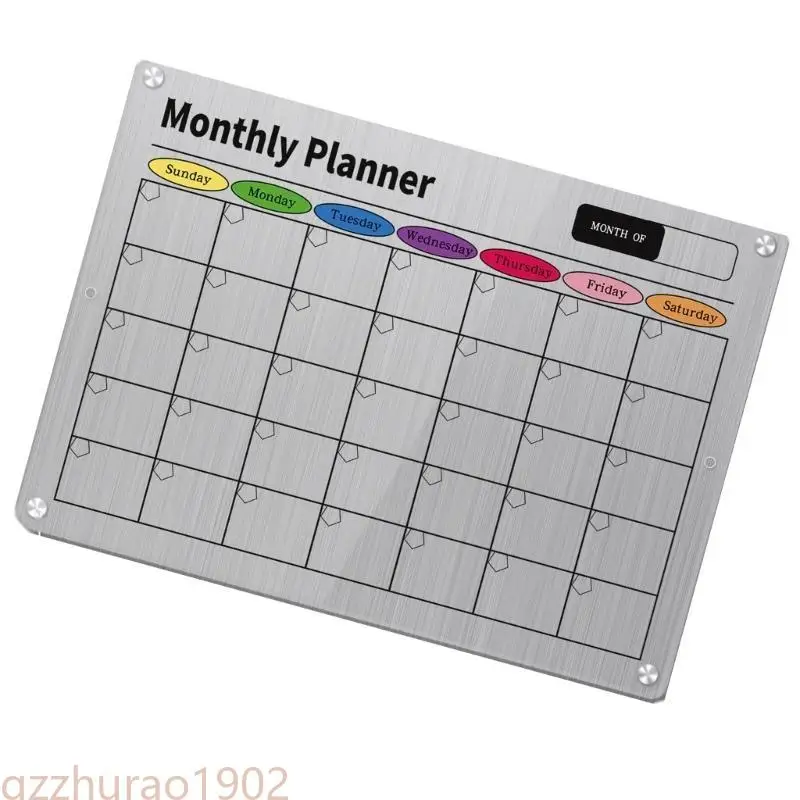 97QB Clear Acrylics Fridge Fridge Planner Planner Placa Fridge Checklist Board